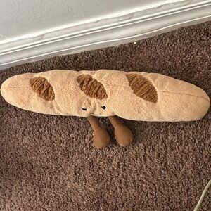Jellycat Tan and Brown Stuffed Baguette